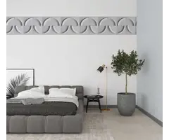 Behang 3d halve cirkel patroon 34463