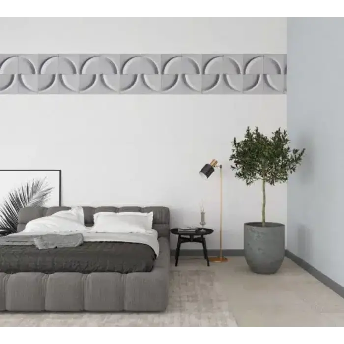 Behang 3d halve cirkel patroon 34463