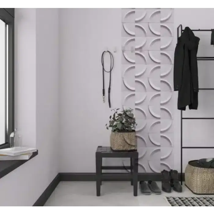 Behang 3d halve cirkel patroon 34462