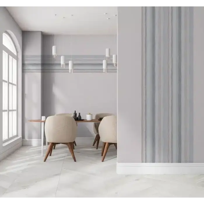 Behang met aquacolor strepen 34424