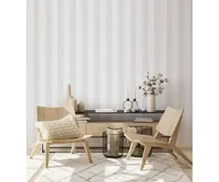 Behang met brede streep 34409