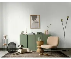 Behang met brede banen 34402