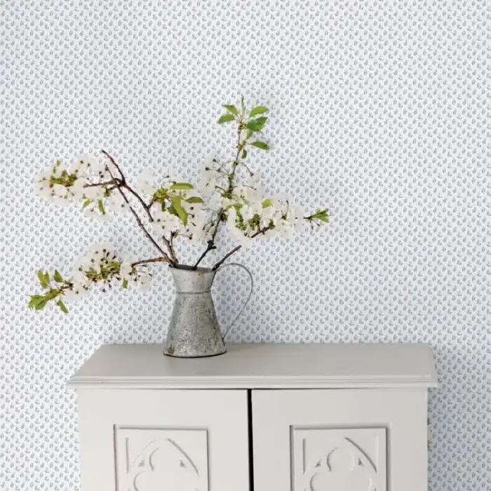 Behang met takjes en besjes print G56708