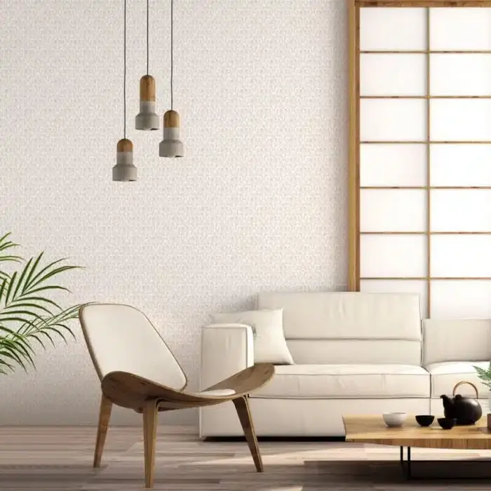 Behang met watercolor plantjes G56682