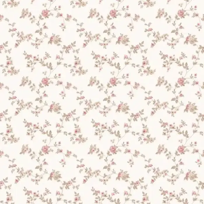 Behang met rozen strengen G56648