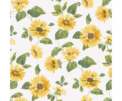 Behang met zonnebloemen G45458