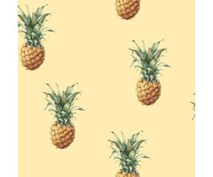 Behang met ananassen G45452