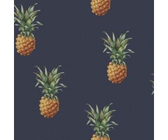 Behang met ananassen G45451