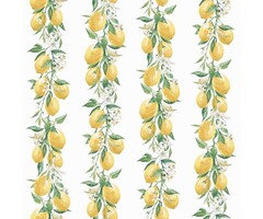 Behang met strengen citroenen G45441