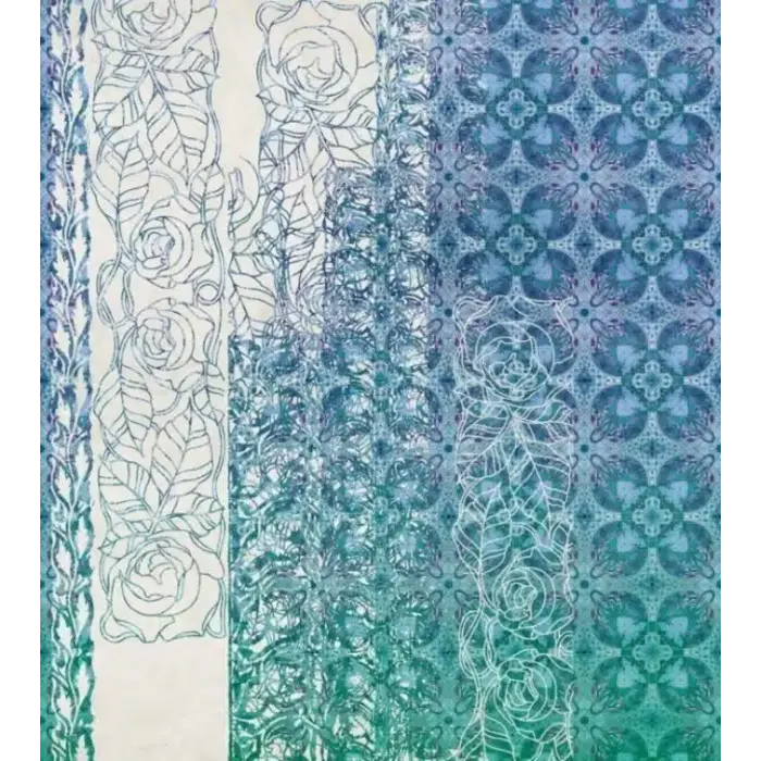 Fotobehang Art Nouveau Bleu HX5-039