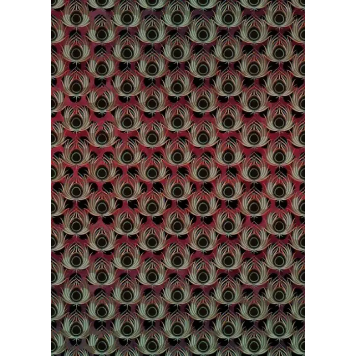 Fotobehang Paon Rouge