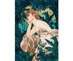 Fotobehang Songes Vert