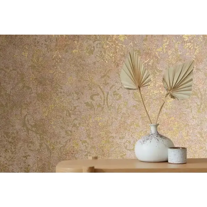 Behang met vervaagde ornamenten 34295