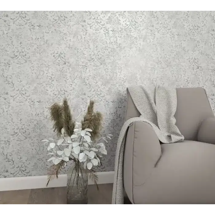 Behang met vervaagde ornamenten 34292