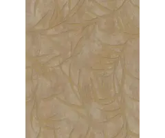 Behang met metallic bladeren 34288