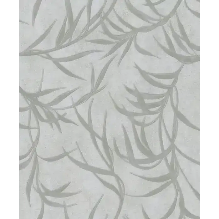 Behang met metallic bladeren 34286