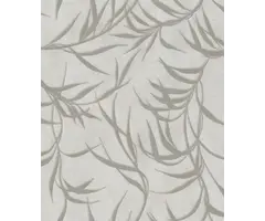Behang met metallic bladeren 34284