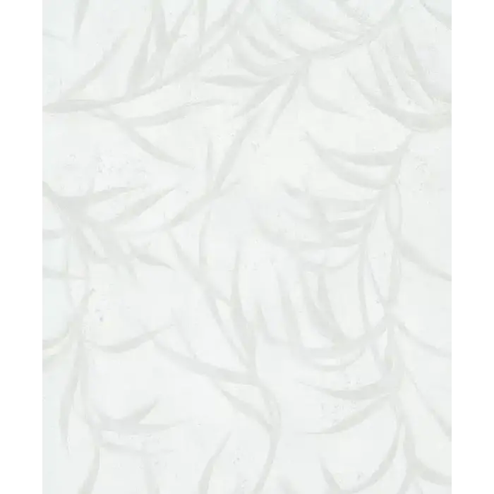 Behang met metallic bladeren 34283