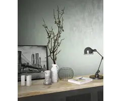 Metallic mint behang met structuur 34273