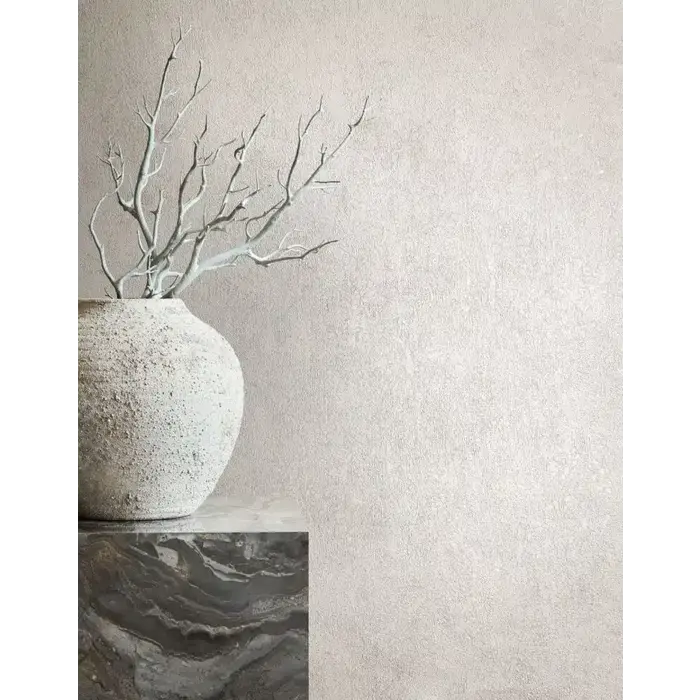 Behang met metallic betonstuc look 34265