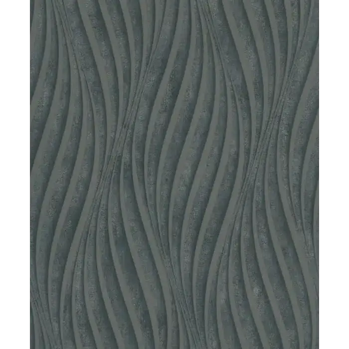 Behang met golvende lijnen 34264