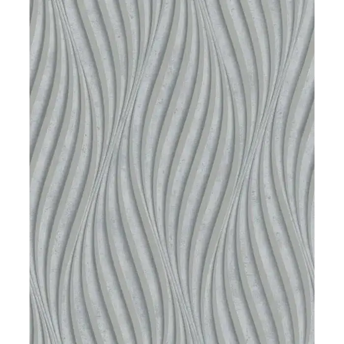 Behang met golvende lijnen 34261