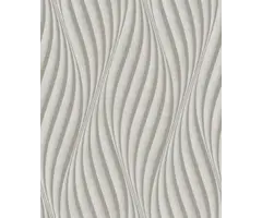 Behang met golvende lijnen 34259