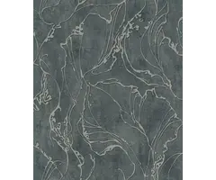 Behang met metallic marmer aderen 34257