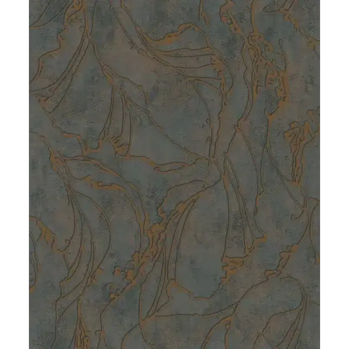 Behang met metallic marmer aderen 34256