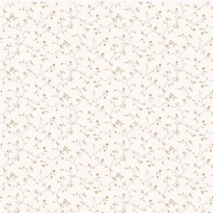 Behang met bloemenstrengen G67924