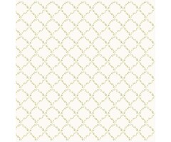 Behang met ruitjes van bloemen G67907