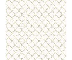 Behang met ruitjes van bloemen G67906