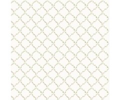 Behang met ruitjes van bloemen G67905