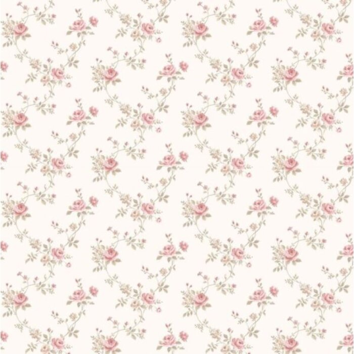 Behang met roosjes G67897