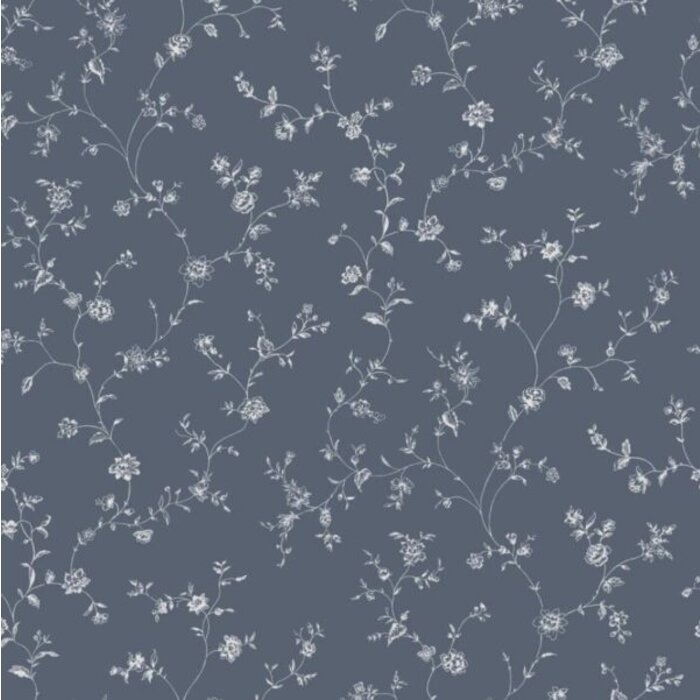 Behang met bloemen G67863