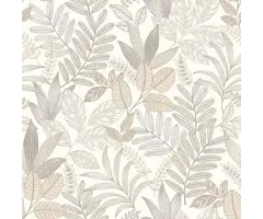 Behang met bladerenprint AL26290