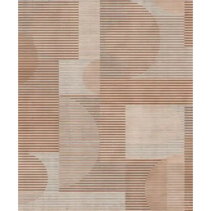 Behang met grafische lijnen en cirkels AL26282