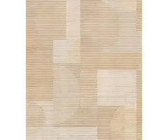 Behang met grafische lijnen en cirkels AL26281