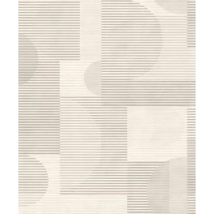 Behang met grafische lijnen en cirkels AL26280