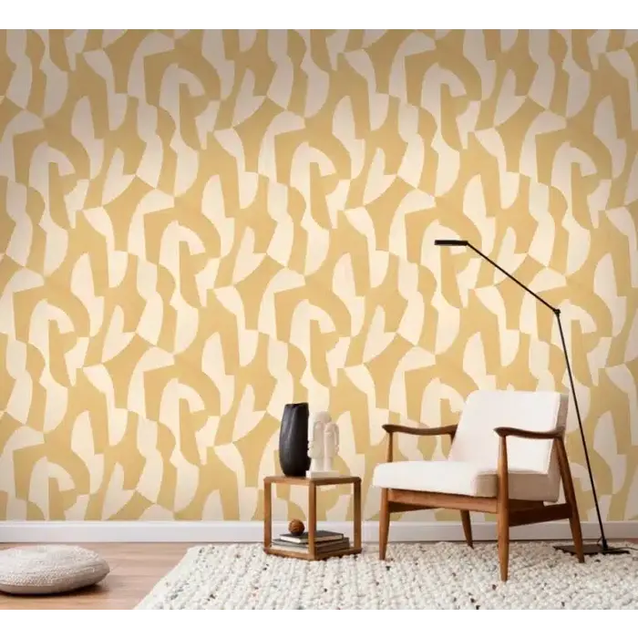 Behang met abstracte vlakverdeling AL26271