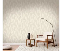 Behang met abstracte vlakverdeling AL26270