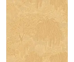 Behang met metallic bomen- en bladerenprint AL26262