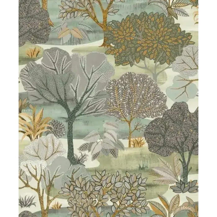 Behang met verschillende bomen AL26253