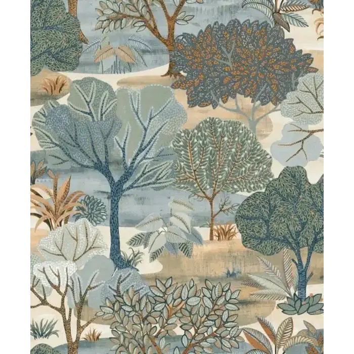 Behang met verschillende bomen AL26252