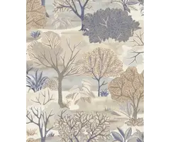 Behang met verschillende bomen AL26250