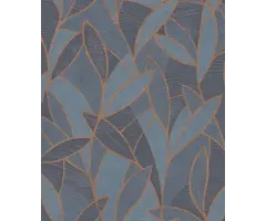 Behang met bladerenprint AL26232