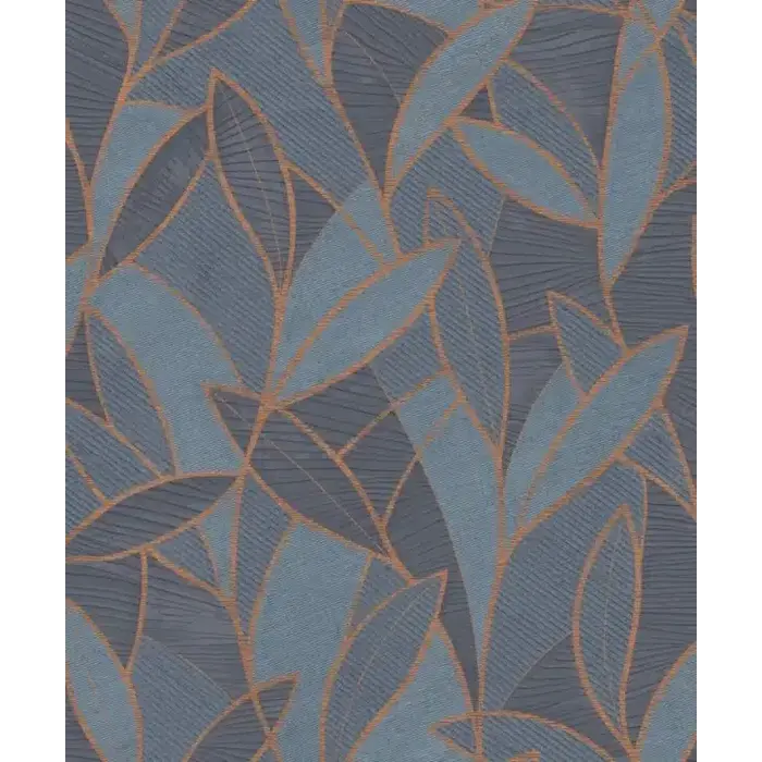 Behang met bladerenprint AL26232