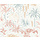 Arty - Palm Trees wit/blauw/oker A831-10