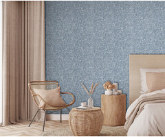 Arty - Faces blauw/wit M412-01