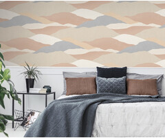 Arty - Abstract Hills beige/grijs M451-05